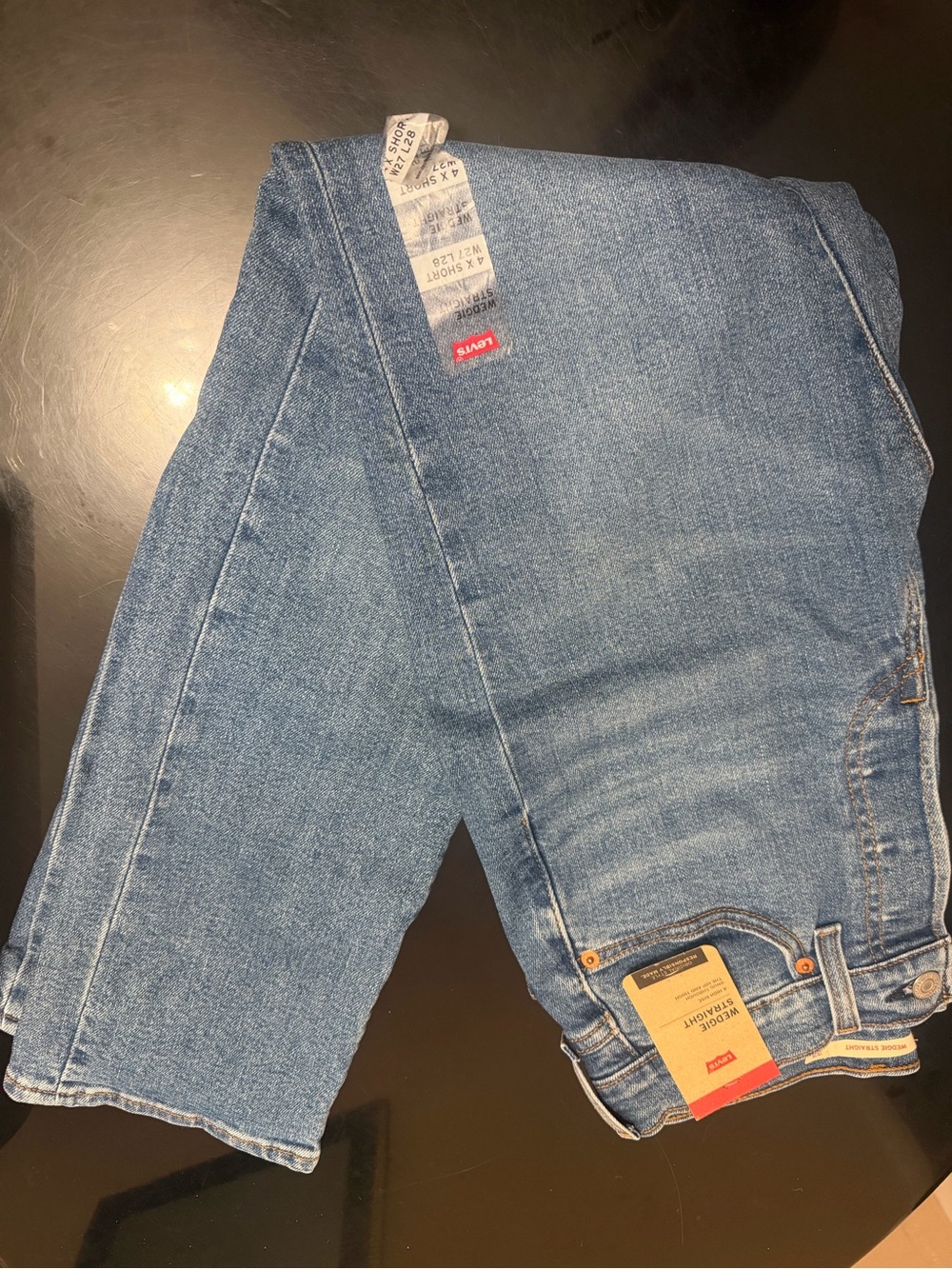 Levi's Men's Light Blue Straight Leg Jeans